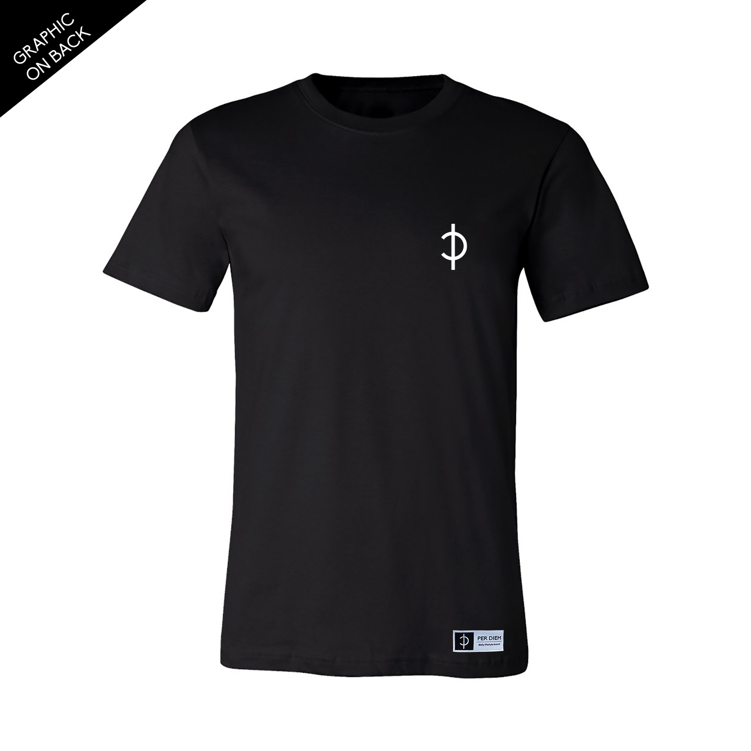 Per Diem - Circle Logo T-Shirt - Black – Per Diem - One day at a time.