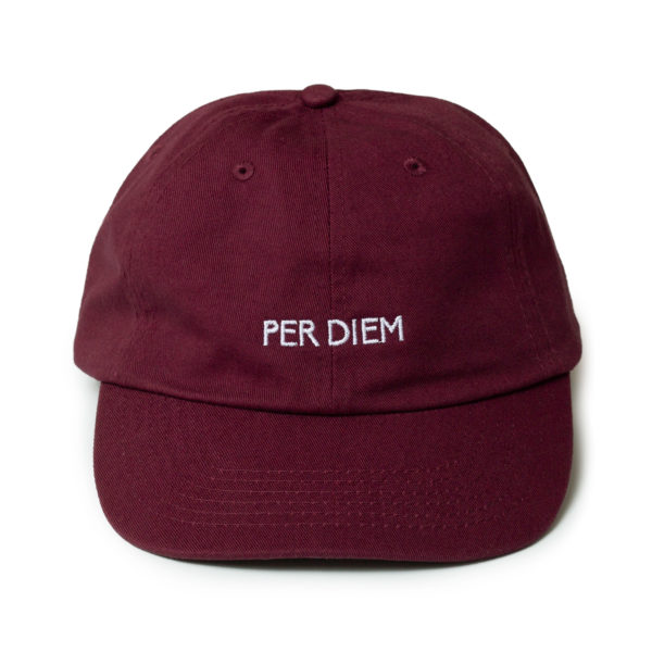 Per Diem - Dad Hat - Maroon