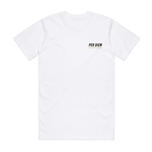 Per Diem - Coin Toss Tee - White